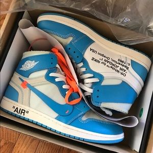 Off white air Jordan 1 UNC